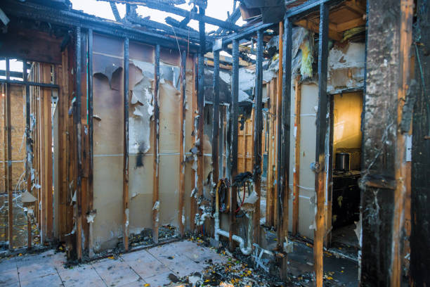Professional Emergency Fire Cleanup technician working in Inkster, MI